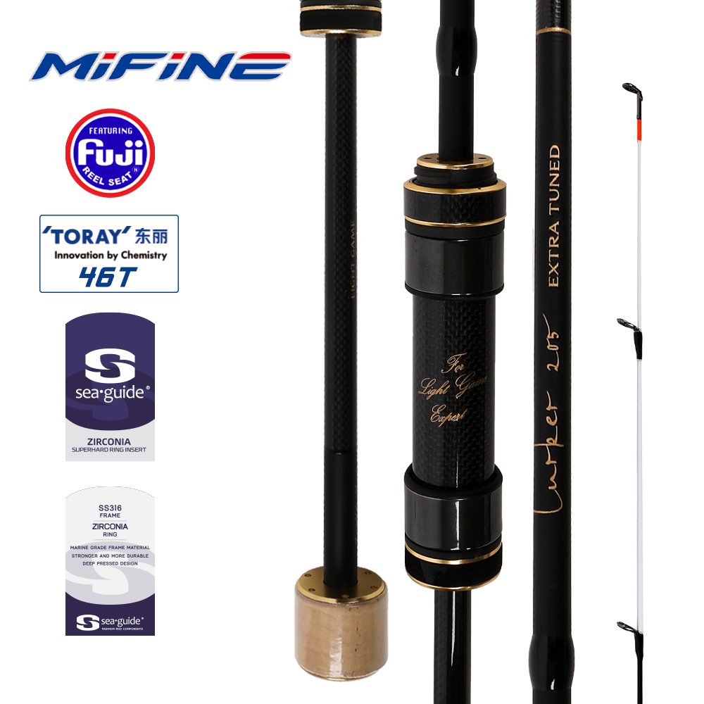 Kastking Reel Zephyr - MIFINE LURKER Tubular&Solid Tip Spinning Rod