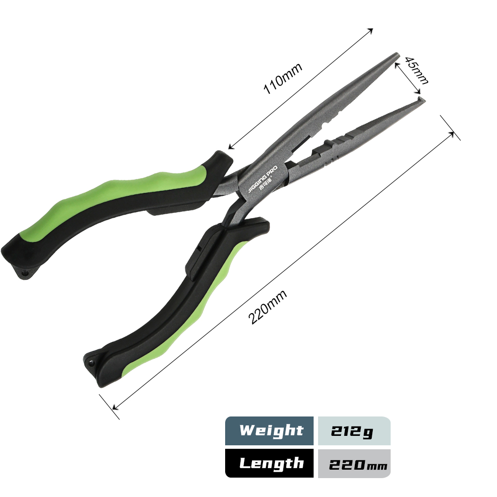 JIGGINGPRO Long Nose Fishing P - Freshwater Line review and price