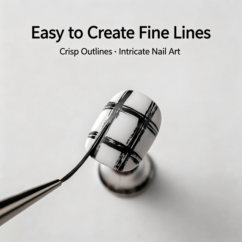 Ultra‑Fine Nail Liner Brush 6‑ - Tippet Line review and price