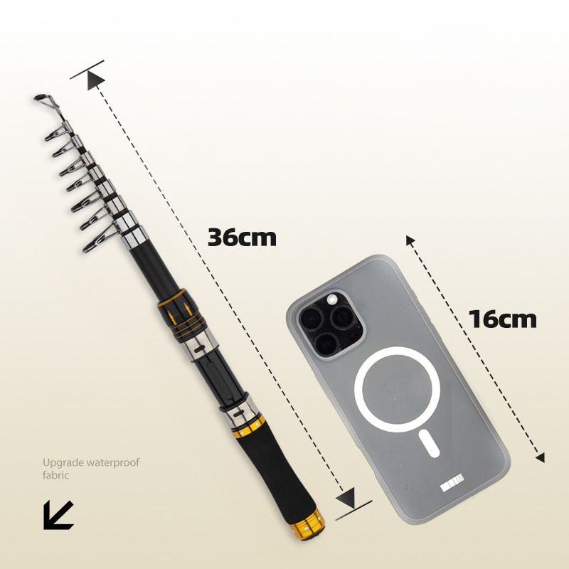 Carbon Fiber Fishing Rod 2.1m  - Freshwater Line review and price