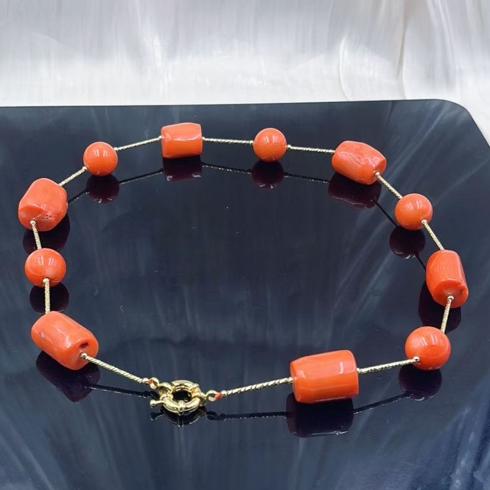 12-16mm Orange Women Vintage   - Freshwater Line review and price